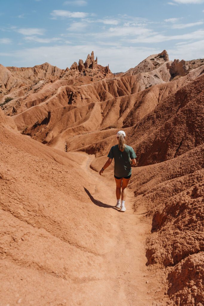 Dwalen in een canyon